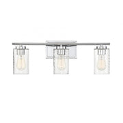 3-Light Bathroom Vanity Light in Chrome