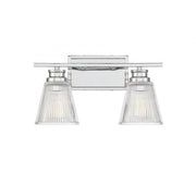 2-Light Bathroom Vanity Light in Chrome