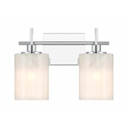 2-Light Bathroom Vanity Light in Chrome