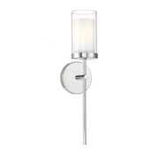 1-Light Wall Sconce in Chrome