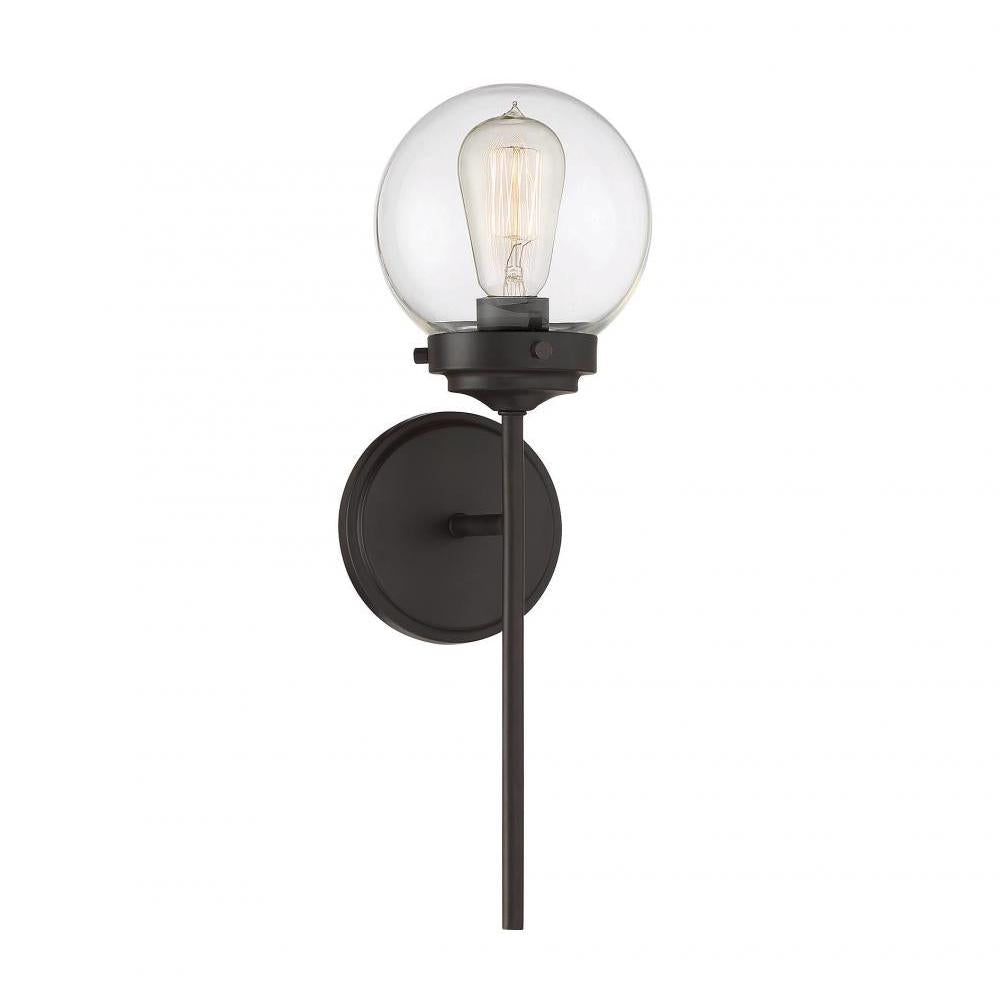 1-Light Wall Sconce in Oil Rubbed Bronze