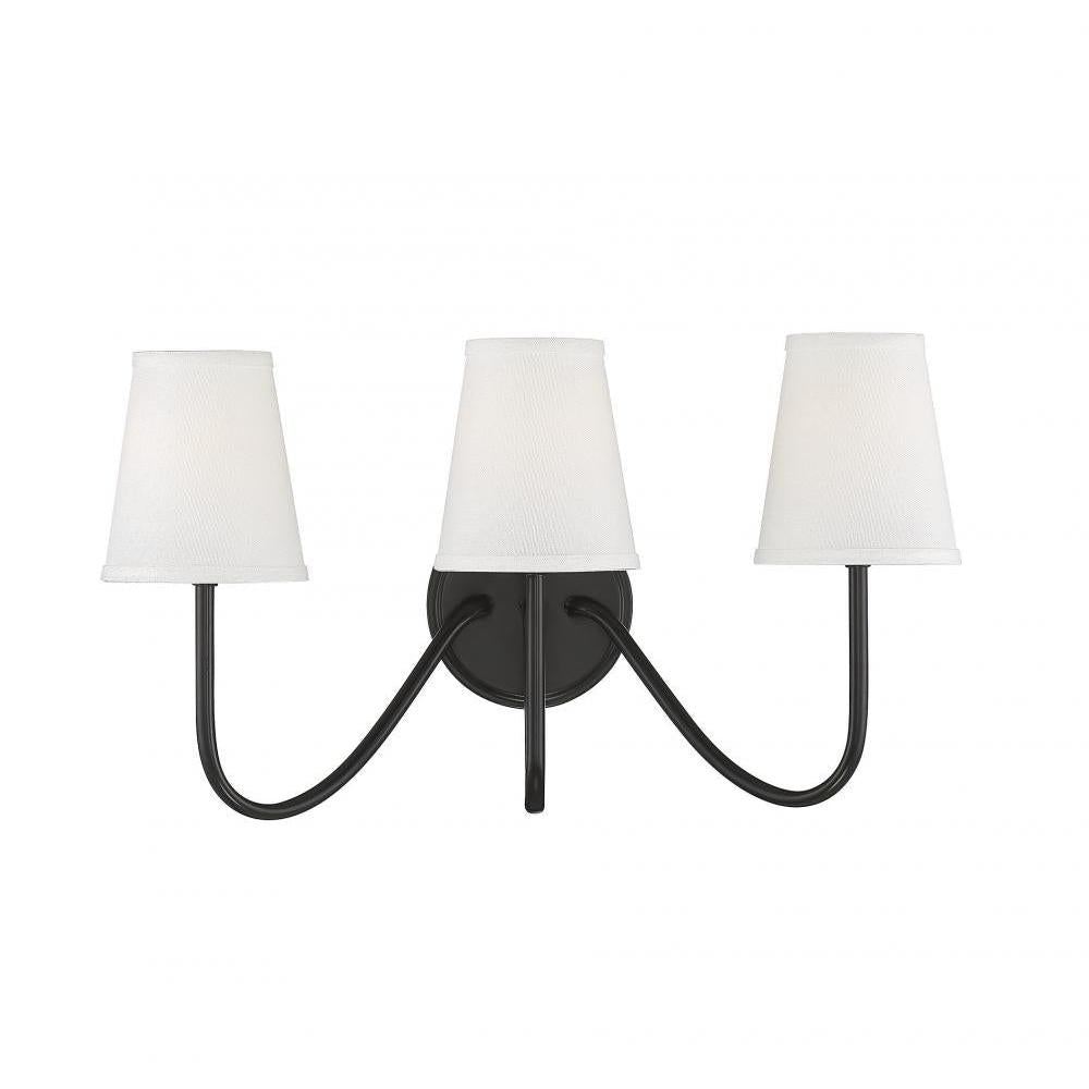 3-Light Wall Sconce in Oil Rubbed Bronze