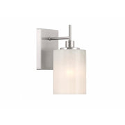 1-Light Wall Sconce in Brushed Nickel