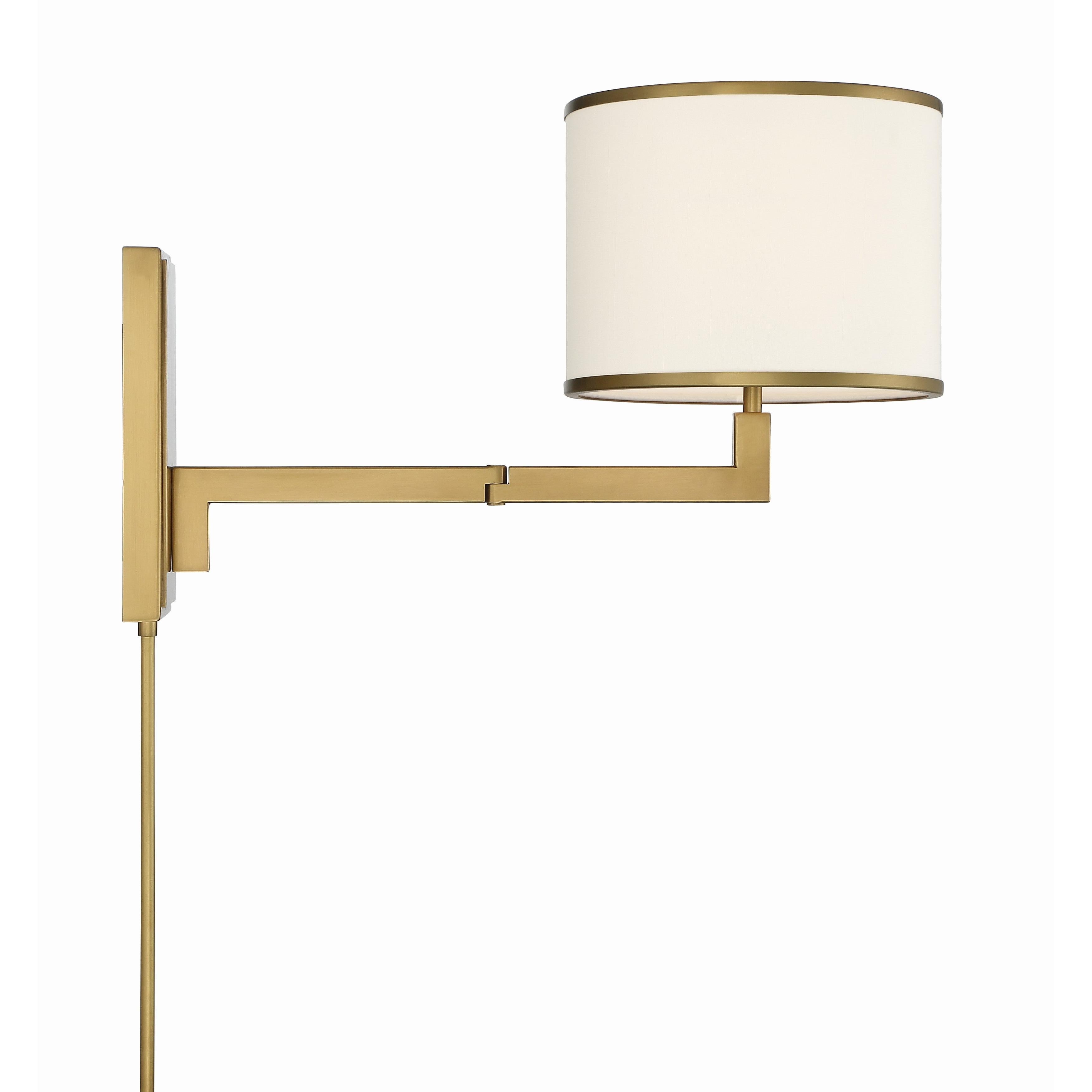 Crystorama Madison MAD-B4101-AG – 10 Inch – 1 Light – Sconce – Aged Brass – Dry Rated