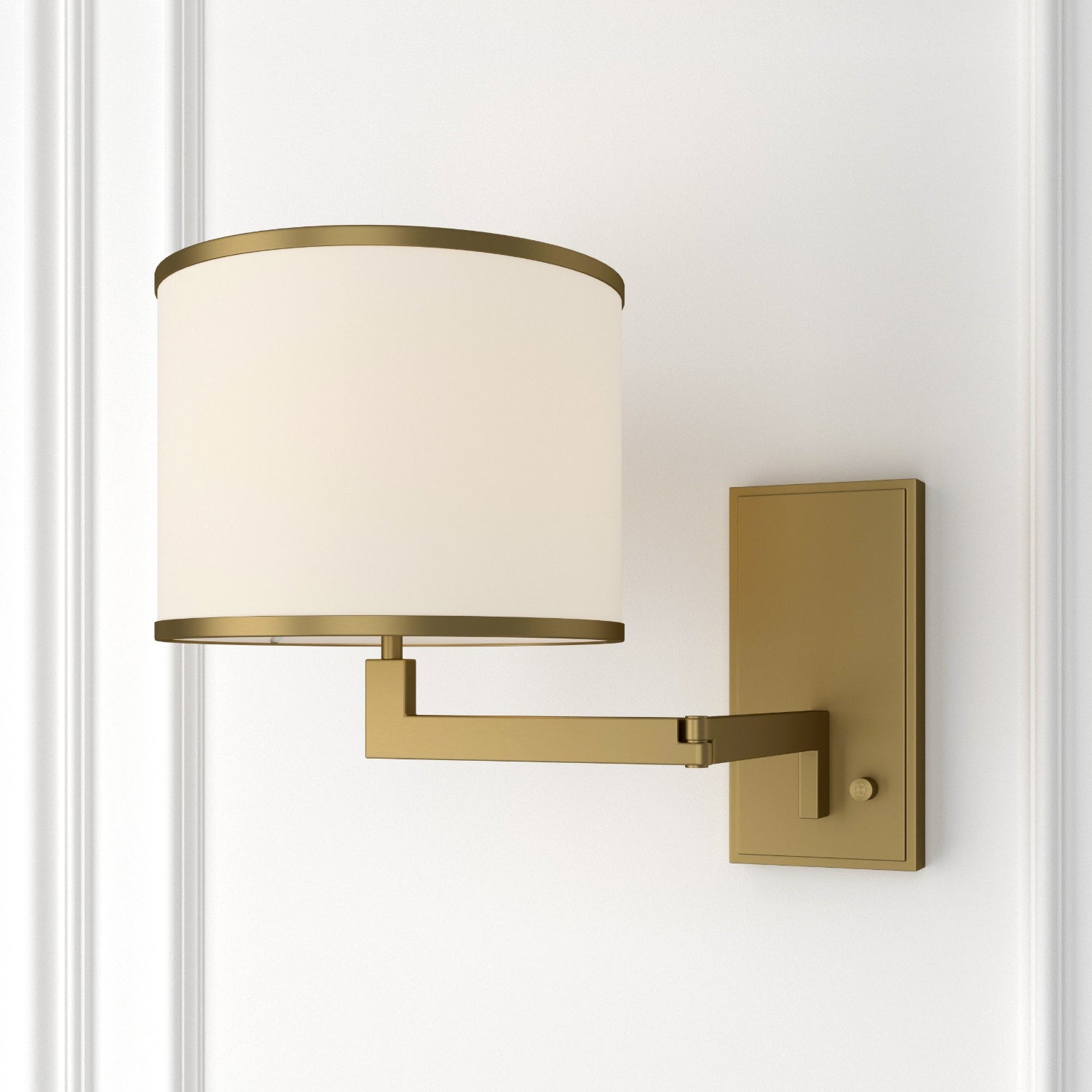 Crystorama Madison MAD-B4101-AG – 10 Inch – 1 Light – Sconce – Aged Brass – Dry Rated