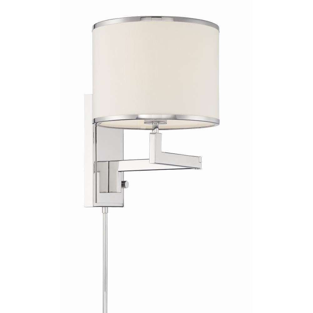 Madison 1 Light Polished Nickel Task Sconce