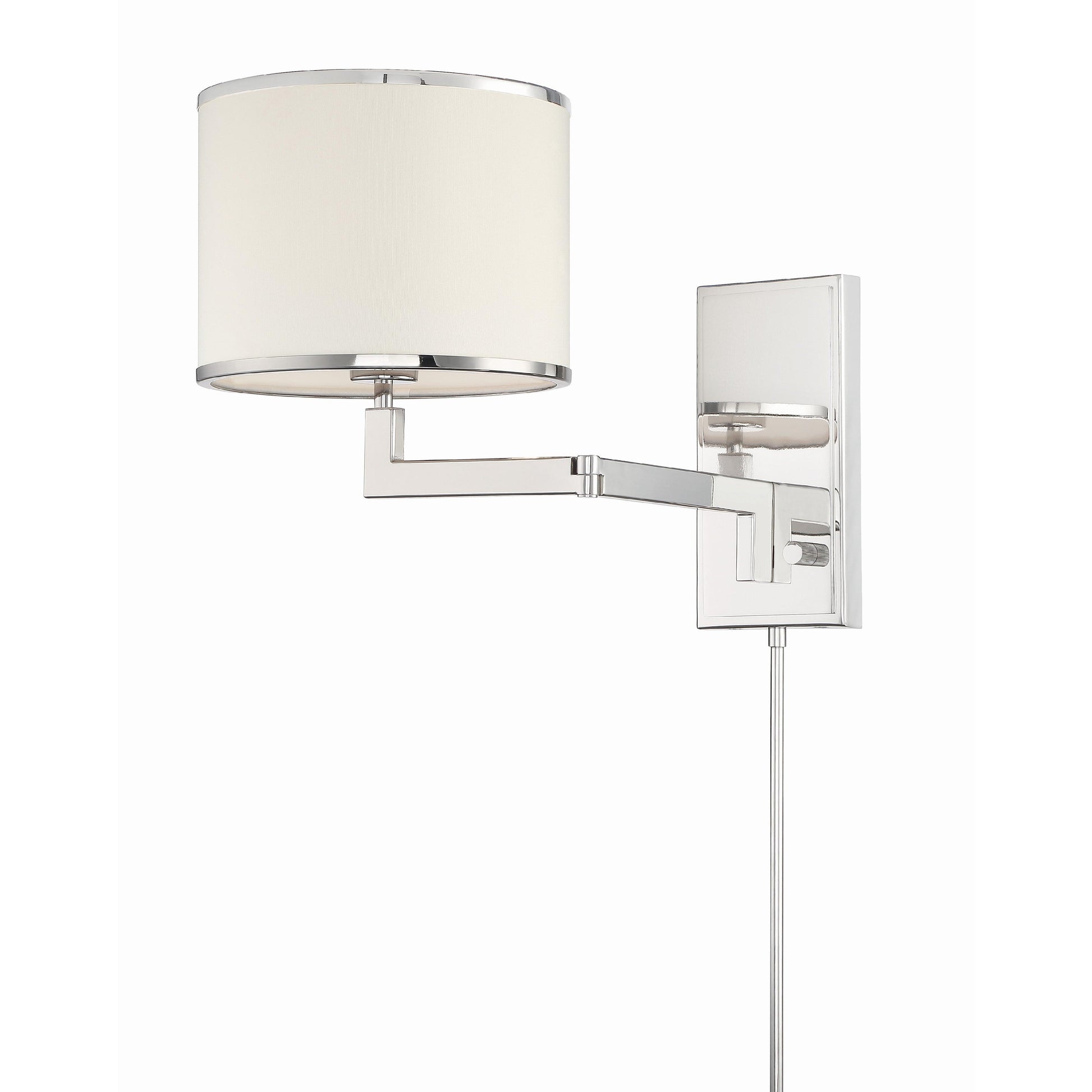 Crystorama Madison MAD-B4101-PN – 10 Inch – 1 Light – Sconce – Polished Nickel – Dry Rated