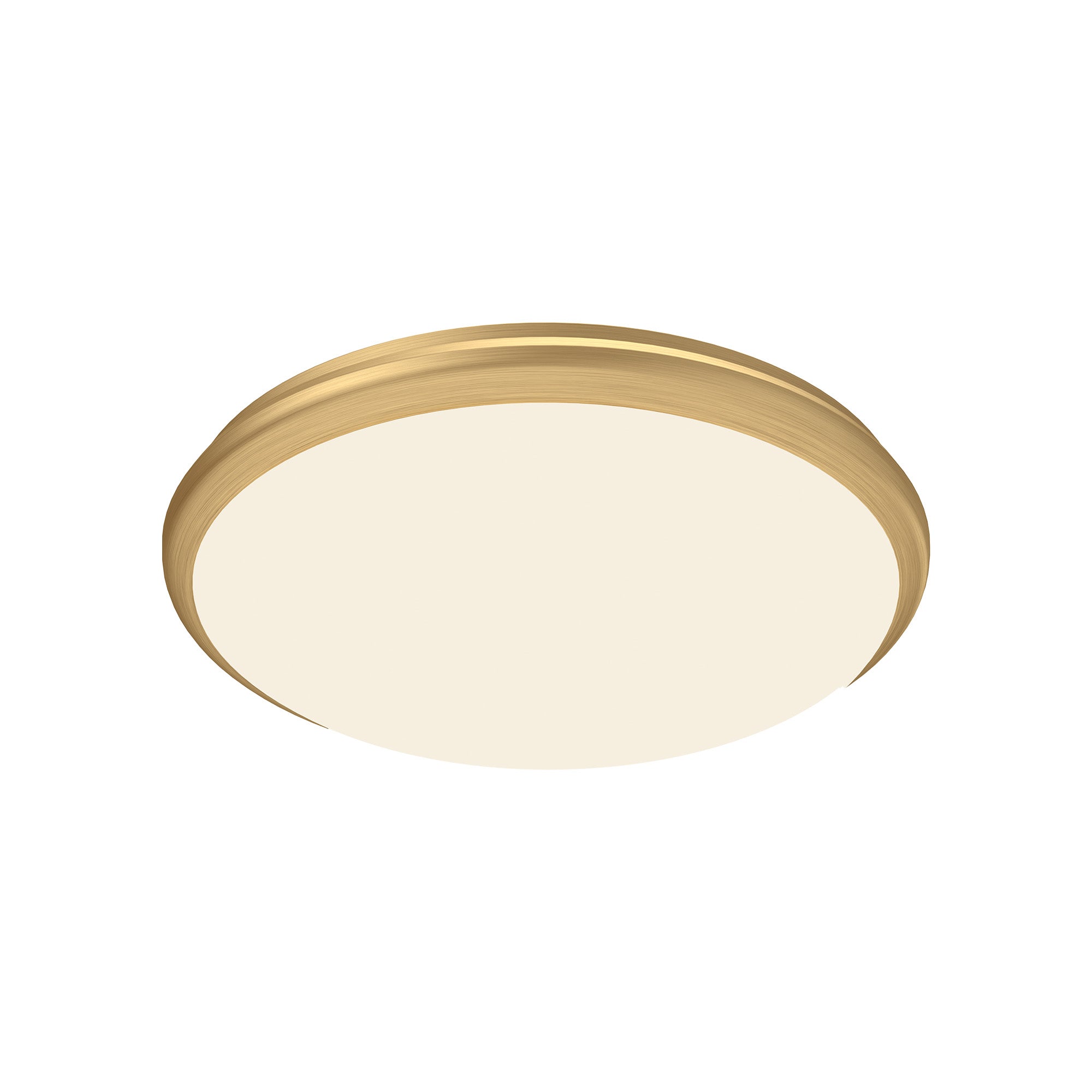 Malta 12-in Brushed Gold LED Flush Mount