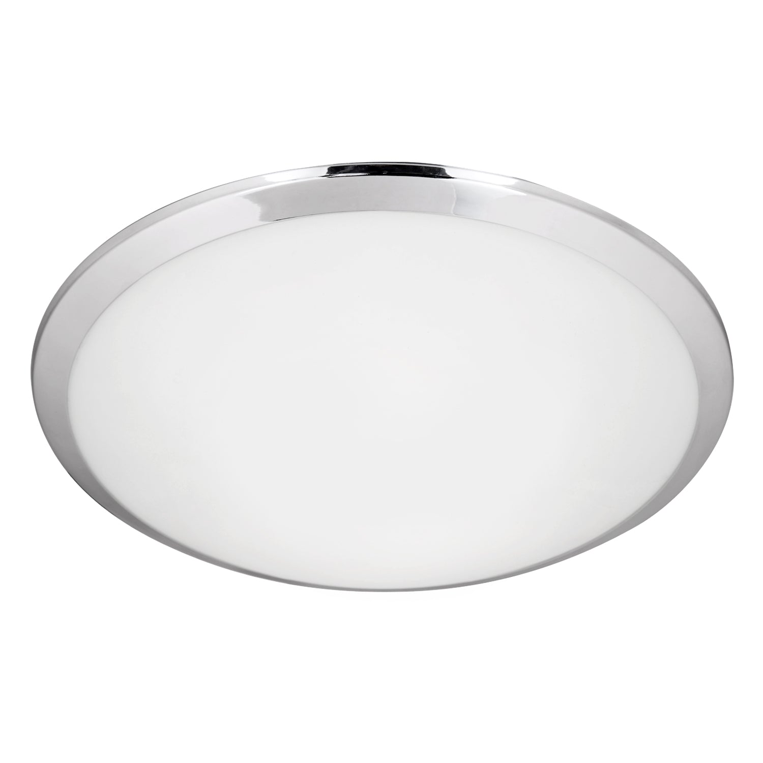 Malta 15-in Chrome LED Flush Mount