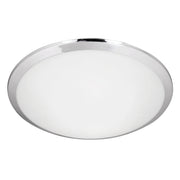 Malta 15-in Chrome LED Flush Mount