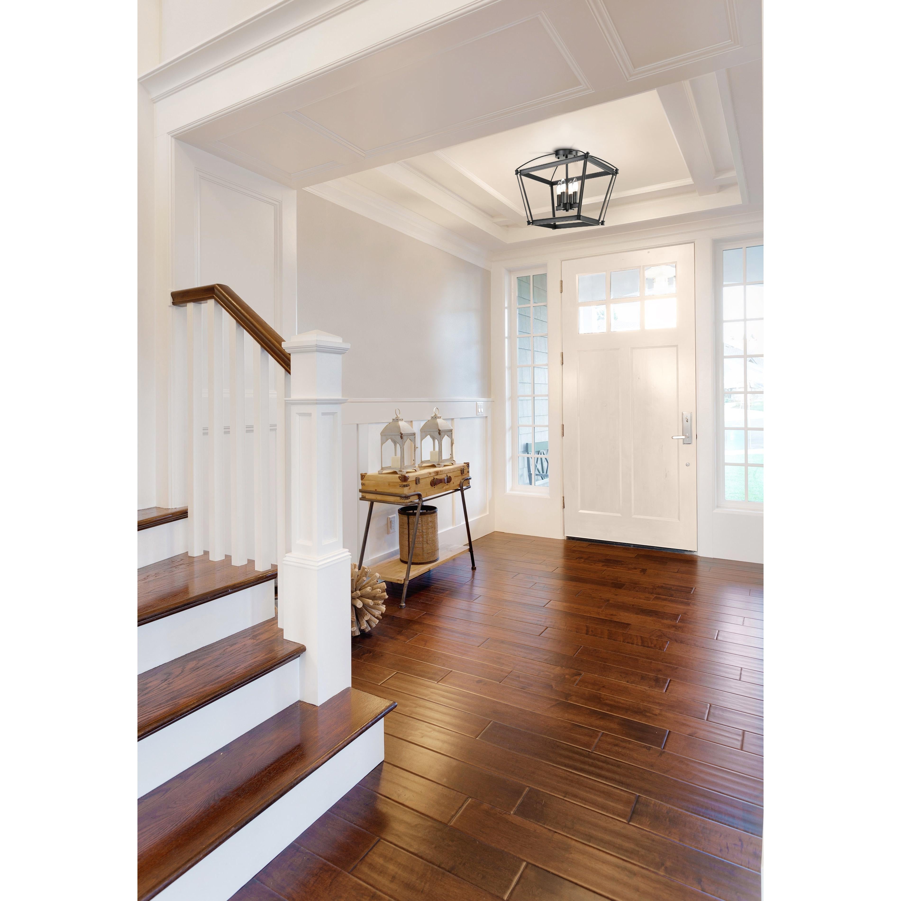 Manor Urban Bronze 4 Lights Pendant