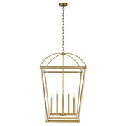 Manor Vintage Brass 8 Lights Pendant