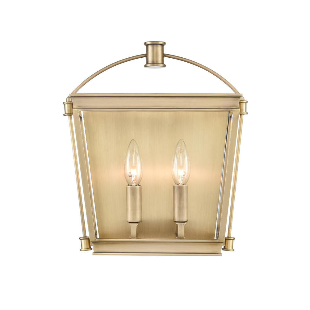 Alora Lighting MANOR WV312202VB Bathroom Fixture Contemporary - Vintage Brass