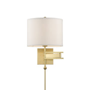 Crystorama Marshall MAR-A8031-AG – 12.5 Inch – 1 Light – Sconce – Aged Brass – Dry Rated
