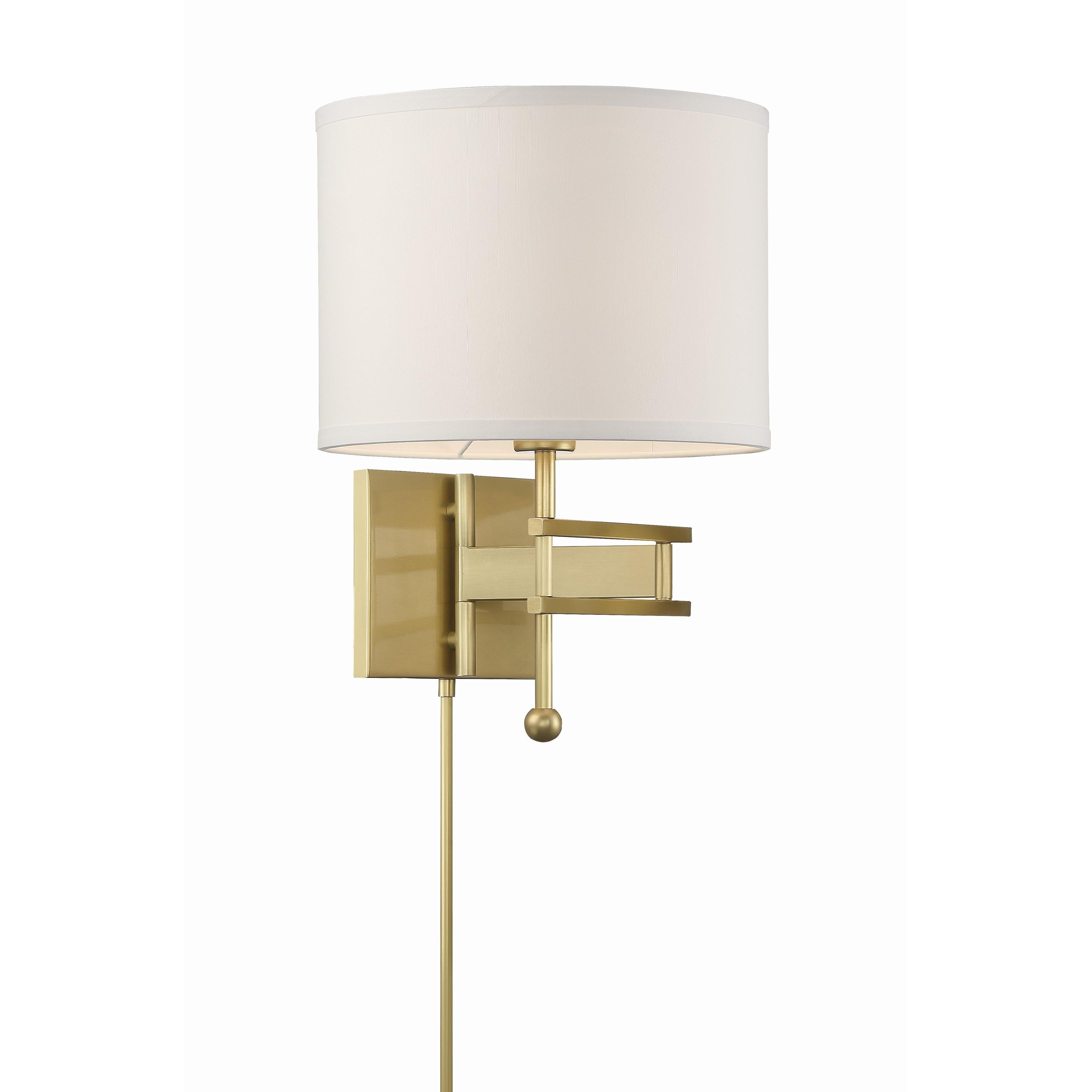 Crystorama Marshall MAR-A8031-AG – 12.5 Inch – 1 Light – Sconce – Aged Brass – Dry Rated