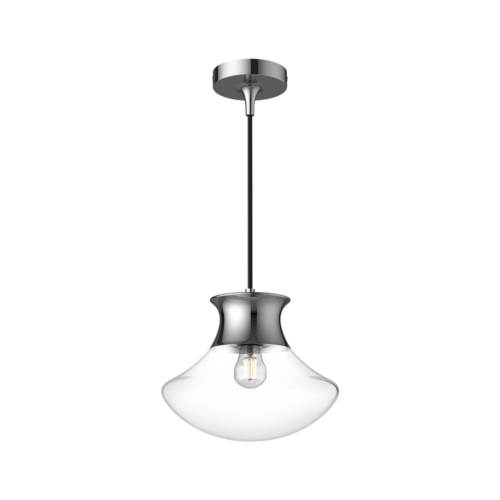 ALORA MOOD Lighting PD464012CH Pendant, 11-in, Chrome
