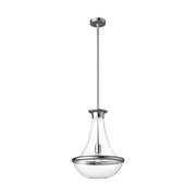 Marcel 10-in Chrome 1 Light Pendant