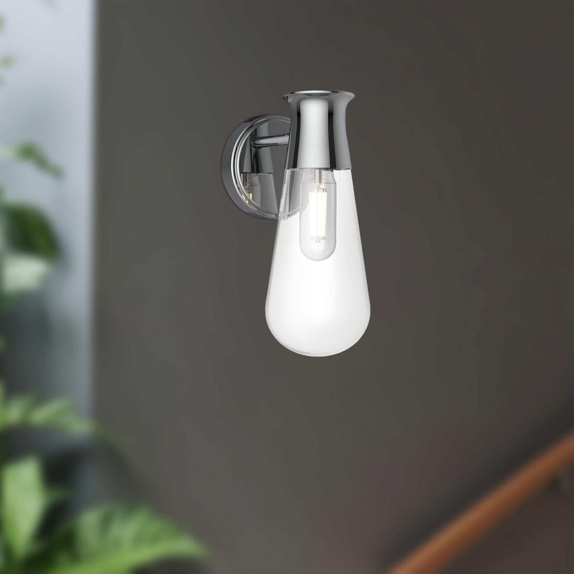 Marcel 5-in Chrome 1 Light Wall/Vanity