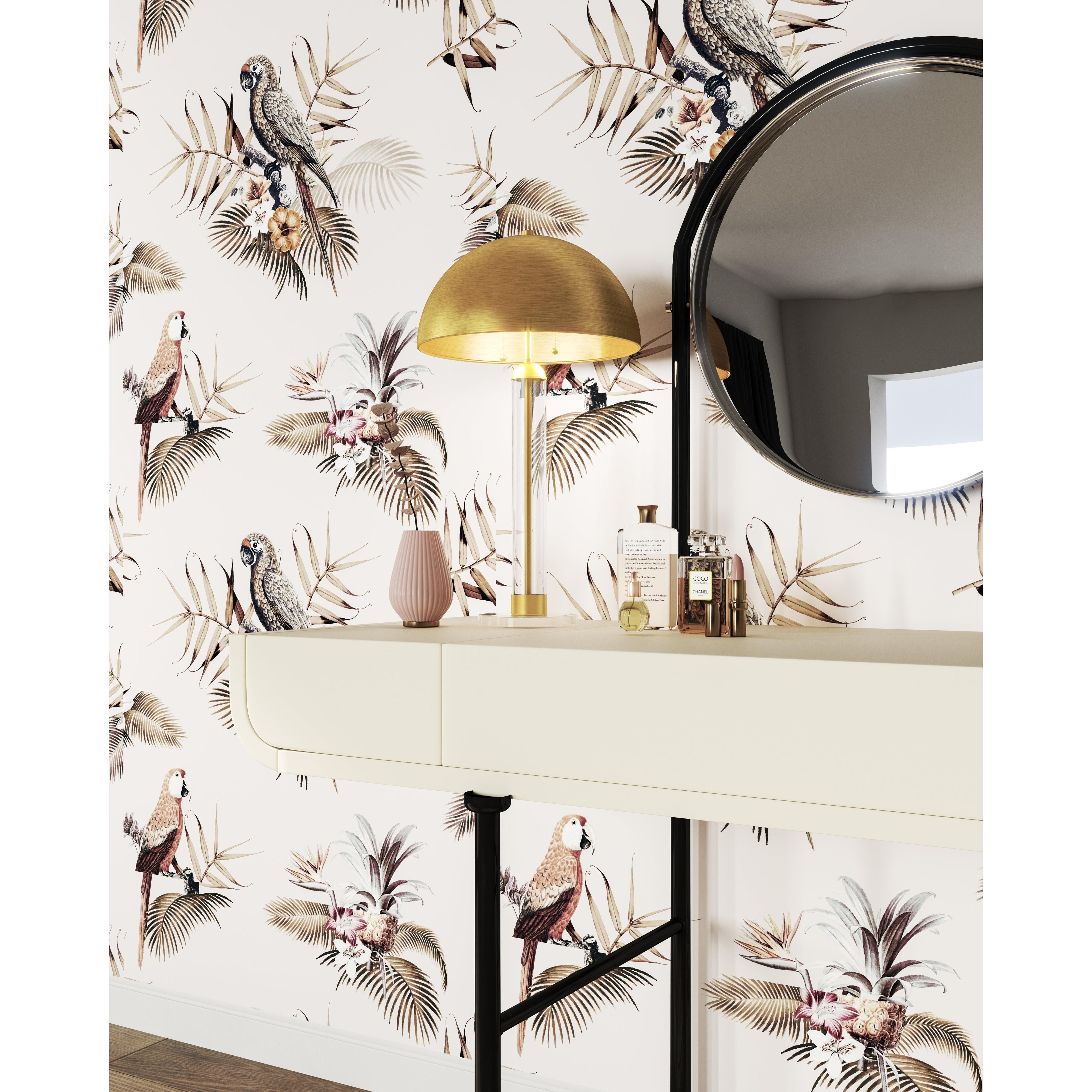 Margaux 18-in Brushed Gold 2 Lights Table Lamp