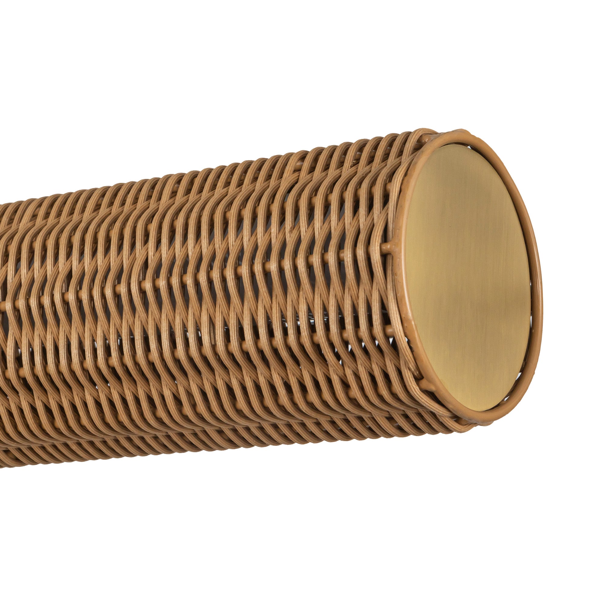 Maris 42-in Brushed Gold LED Linear Pendant