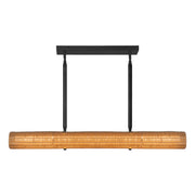 Maris 42-in Matte Black LED Linear Pendant