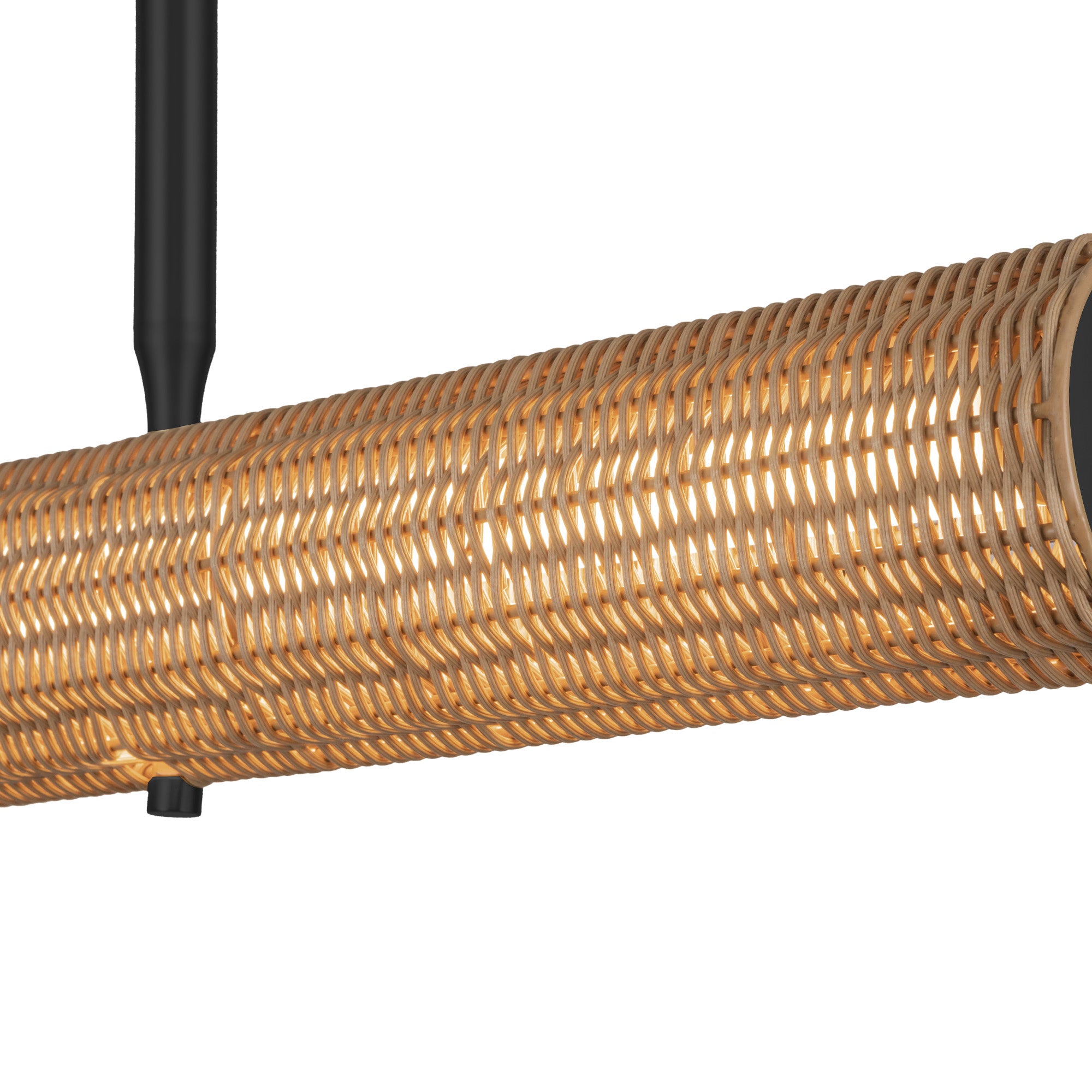 Maris 42-in Matte Black LED Linear Pendant