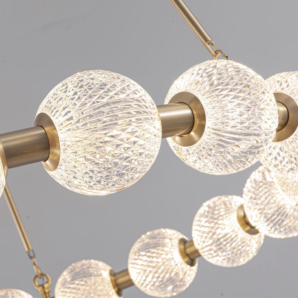 Alora Lighting MARNI CH321032NB-UNV-010 Chandelier - Natural Brass