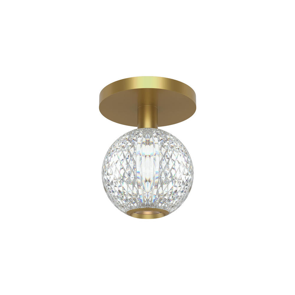 Alora Lighting MARNI FM321201NB Flush Mount Traditional - Natural Brass