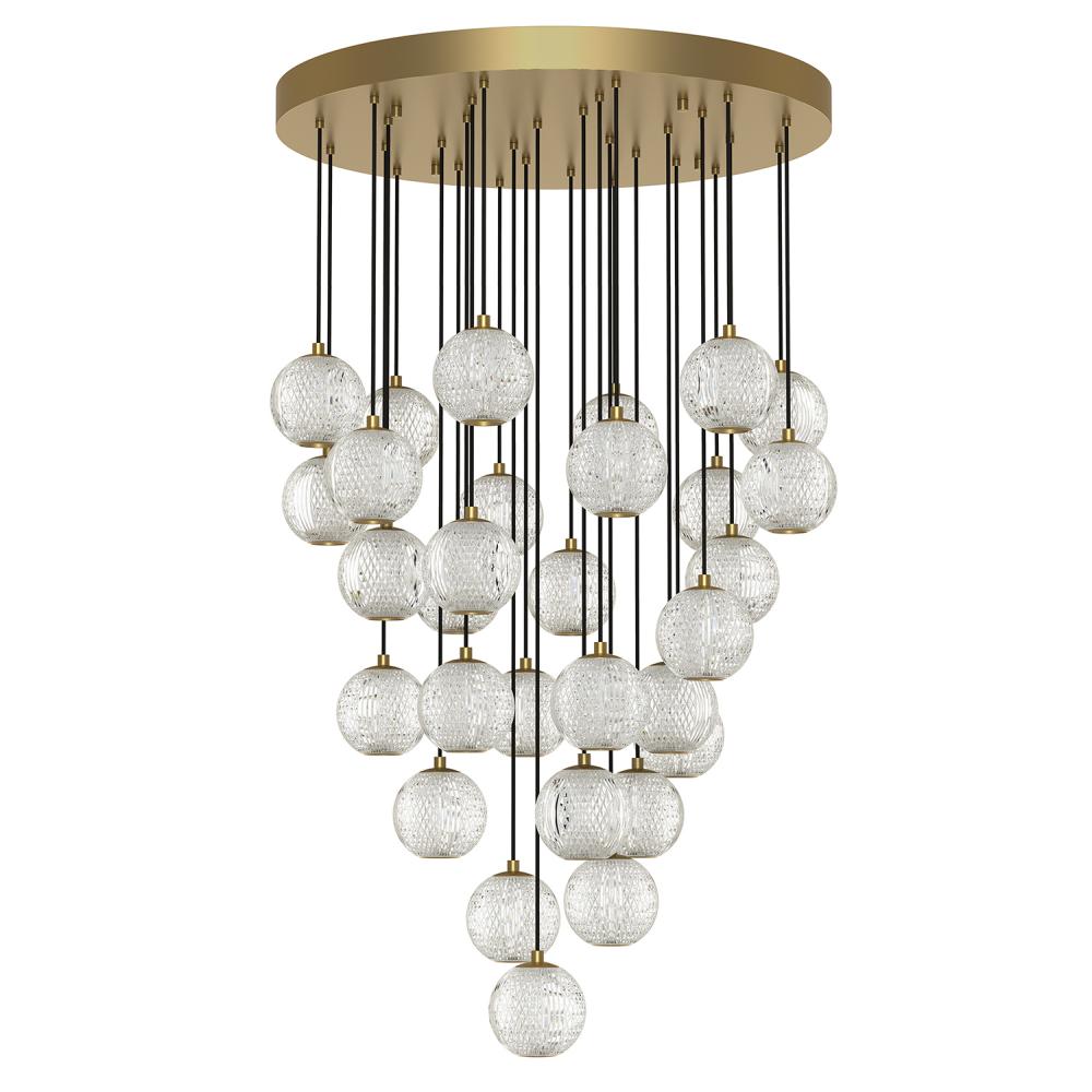 Alora Lighting MARNI MP321230NB Pendant - Natural Brass