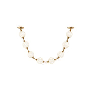 Marni 5-ft Natural Brass LED Pendant