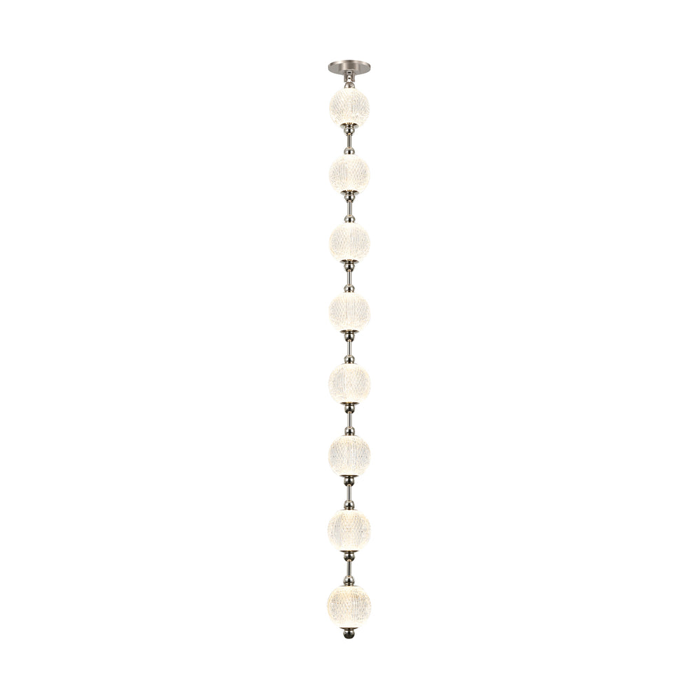ALORA Lighting PD321708PN-RT Pendant, 5-ft, Polished Nickel