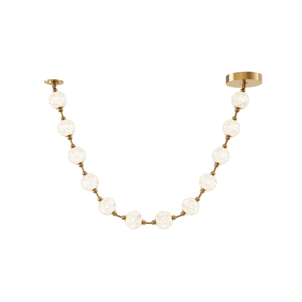 ALORA Lighting PD321712NB Pendant, LED, Natural Brass