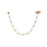 Marni 7-ft Natural Brass LED Pendant