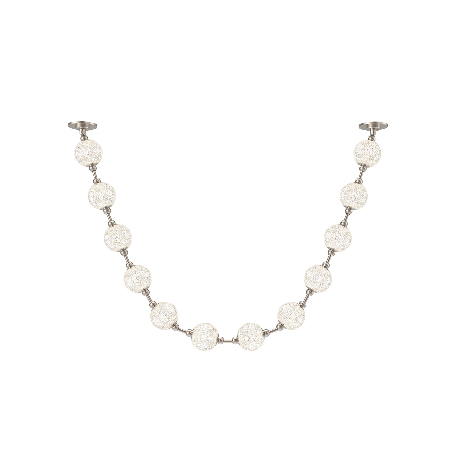 Marni 7-ft Polished Nickel LED Pendant