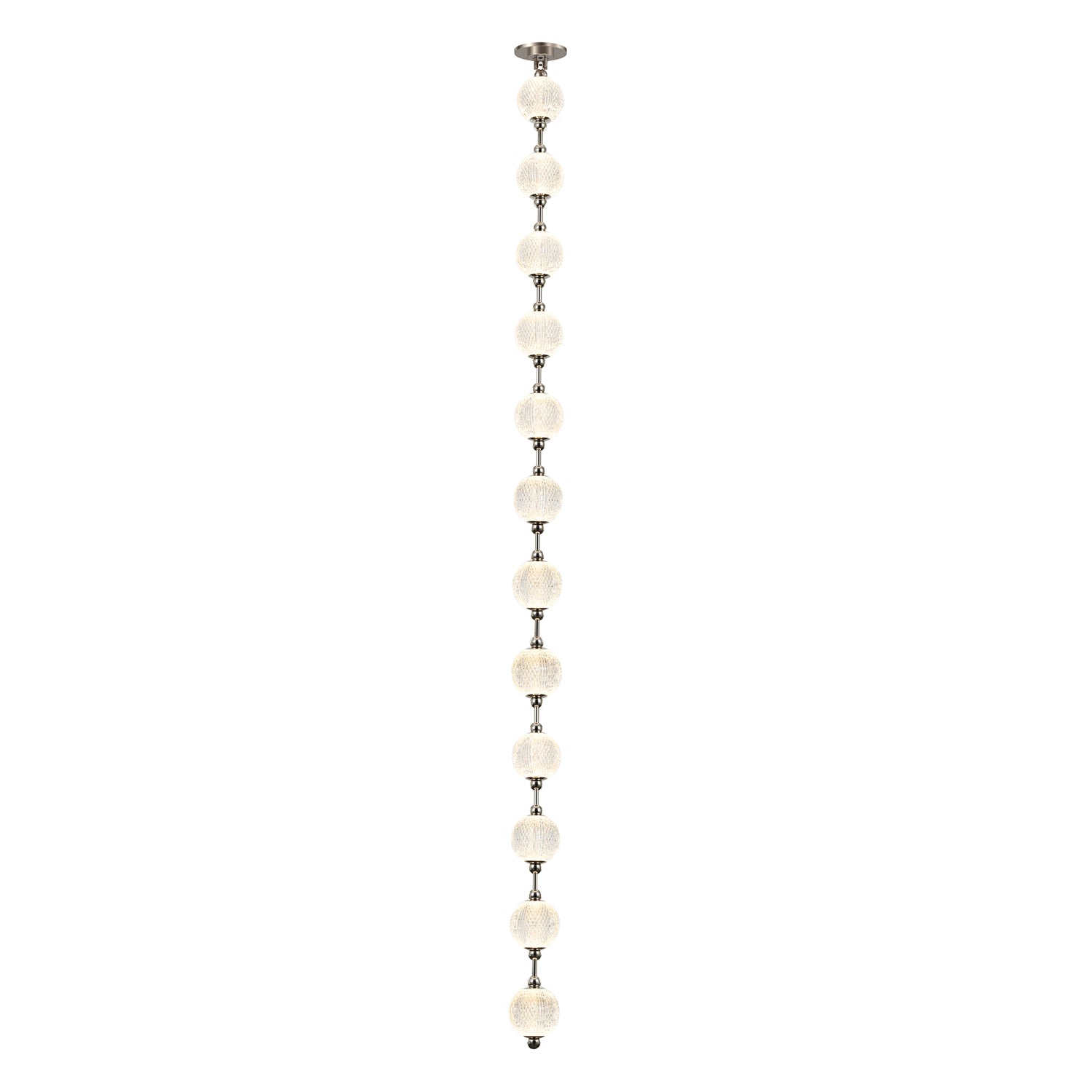 Marni 7-ft Polished Nickel LED Pendant