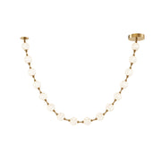 Marni 9.5-ft Natural Brass LED Pendant