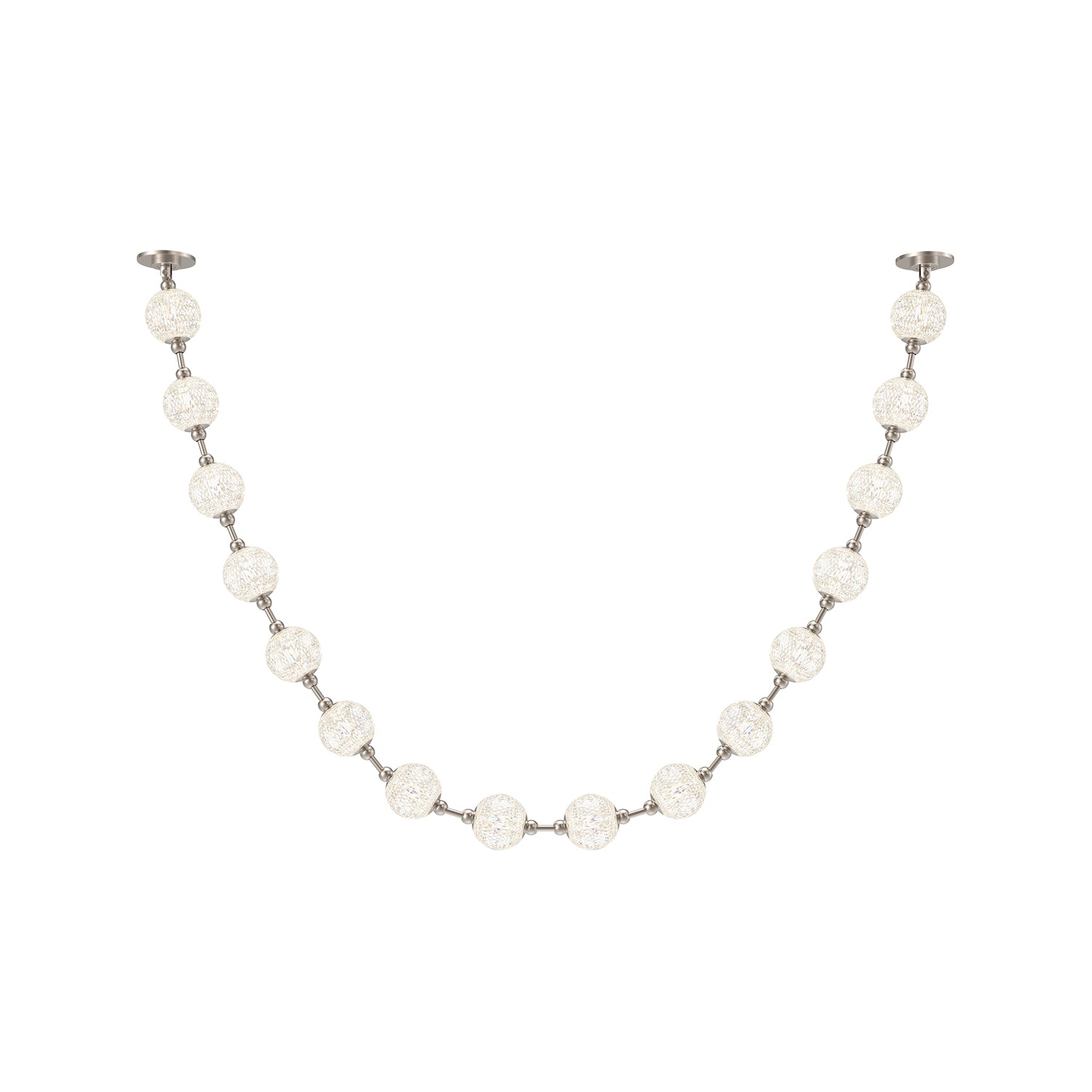 Marni 9.5-ft Polished Nickel LED Pendant