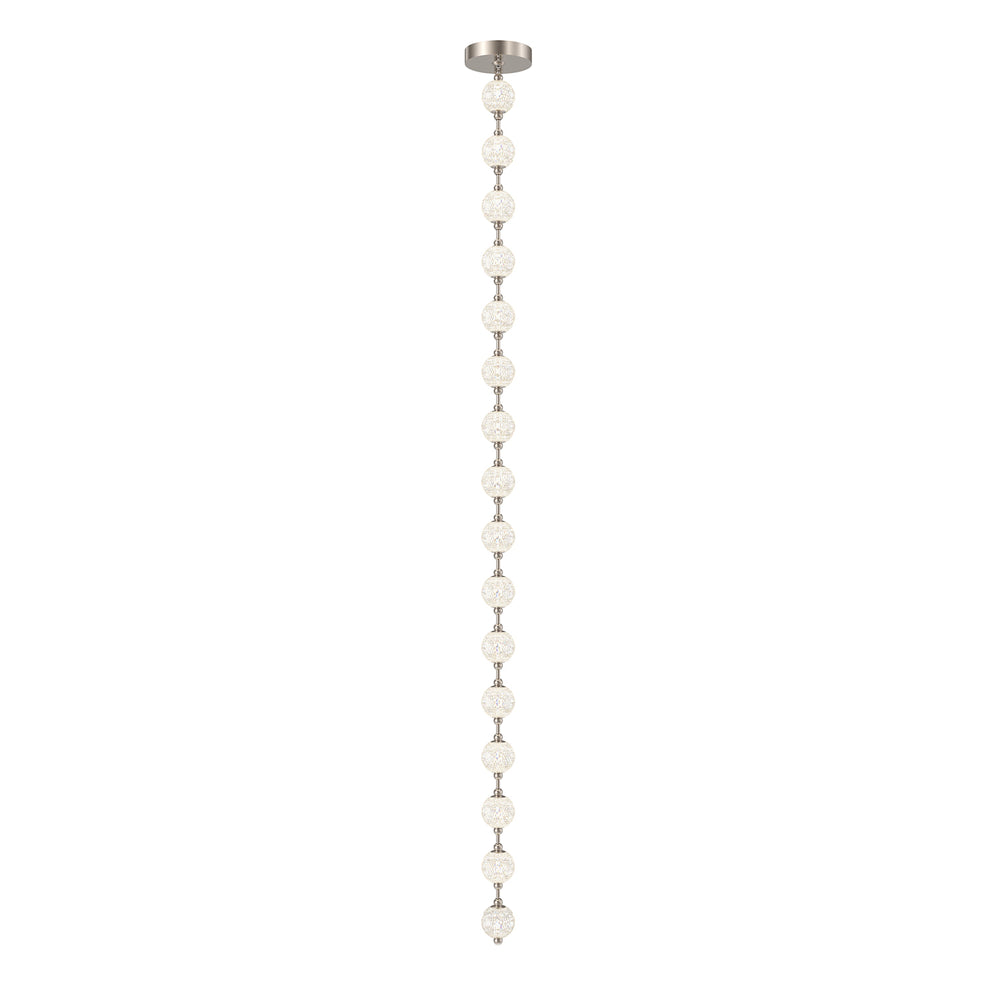 ALORA Lighting PD321716PN Pendant Light Fixture, UL Damp Rated, Polished Nickel