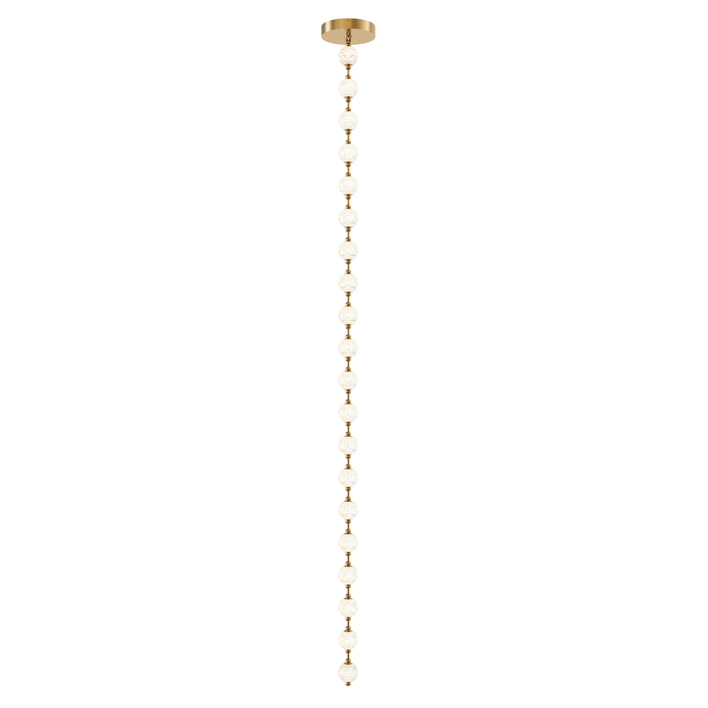 ALORA Lighting Marni PD321720NB Pendant, UL Damp Rated, Natural Brass