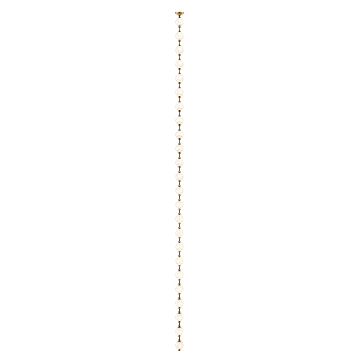 Marni 14-ft Natural Brass LED Pendant