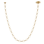 Marni 14-ft Natural Brass LED Pendant