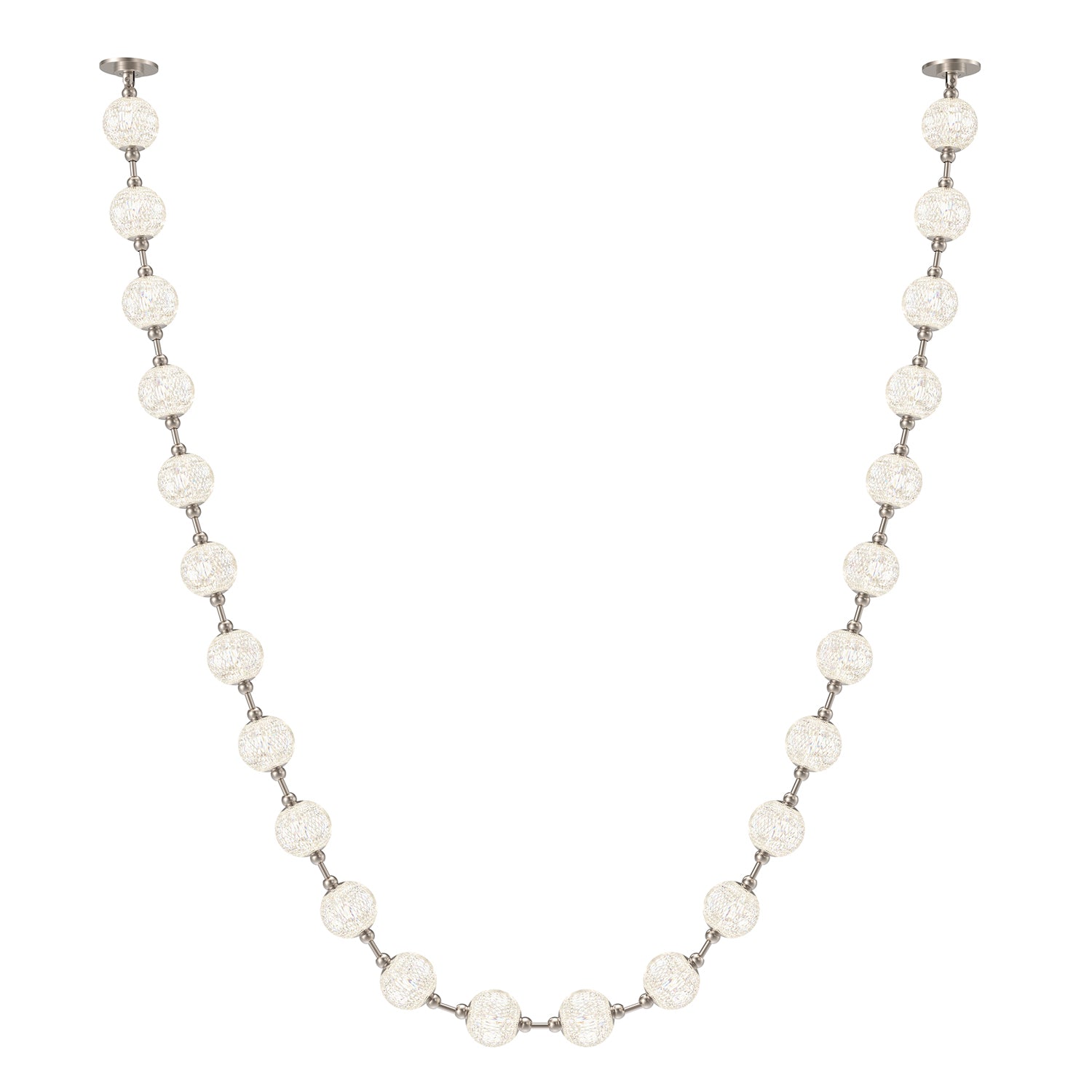 Marni 14-ft Polished Nickel LED Pendant