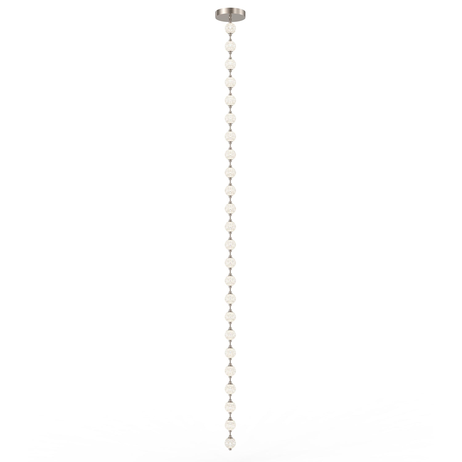 Marni 14-ft Polished Nickel LED Pendant