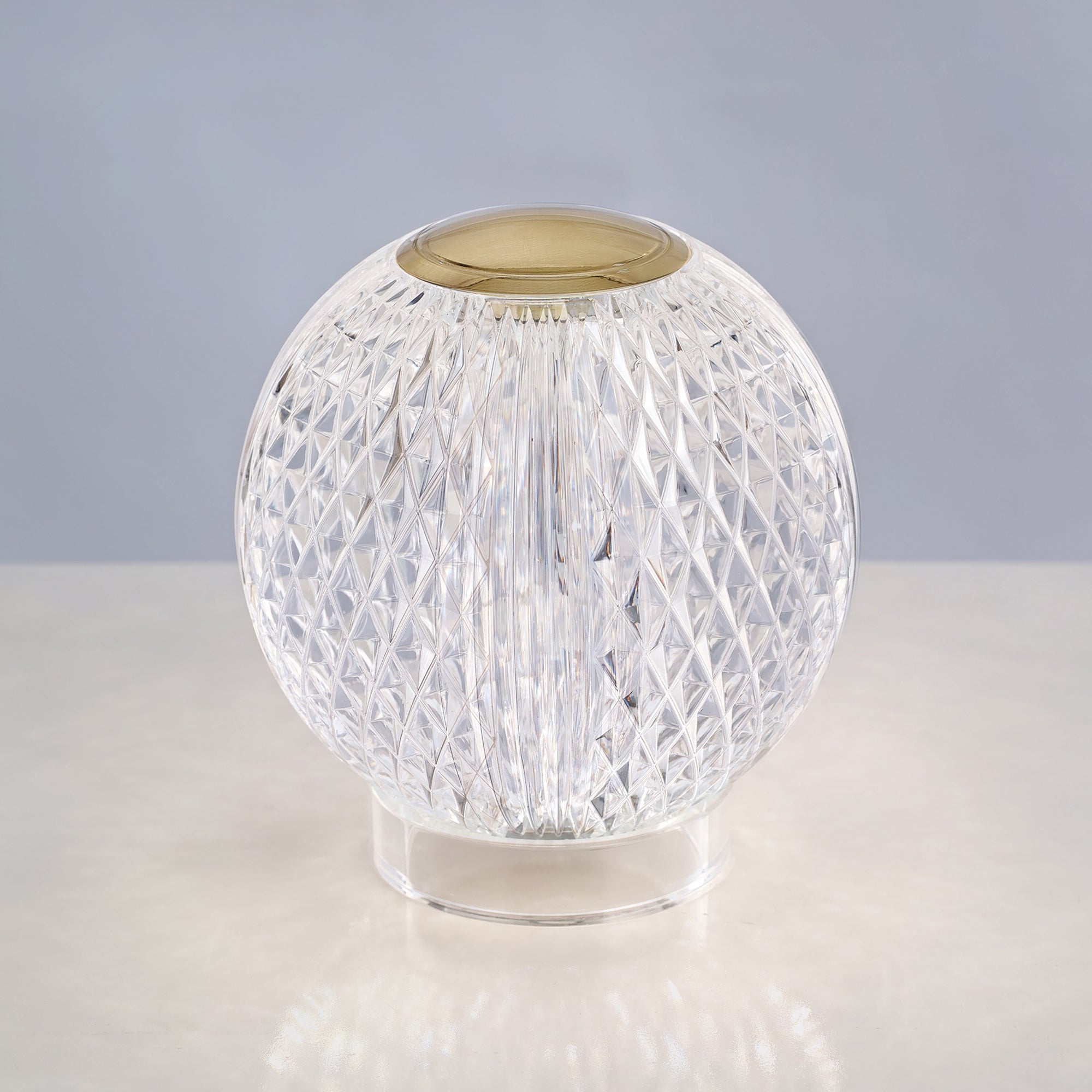 Marni 4-in Natural Brass LED Table Lamp