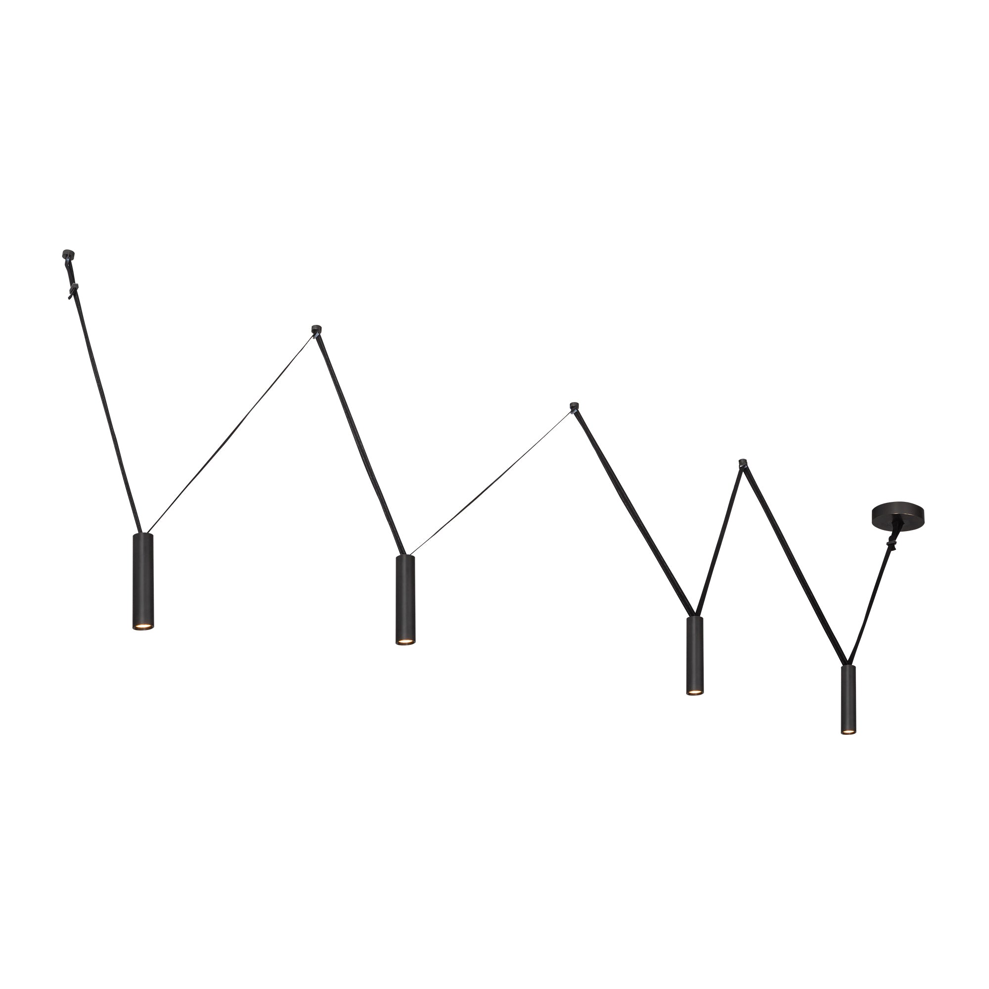 Mason 4-in Urban Bronze LED Linear Pendant