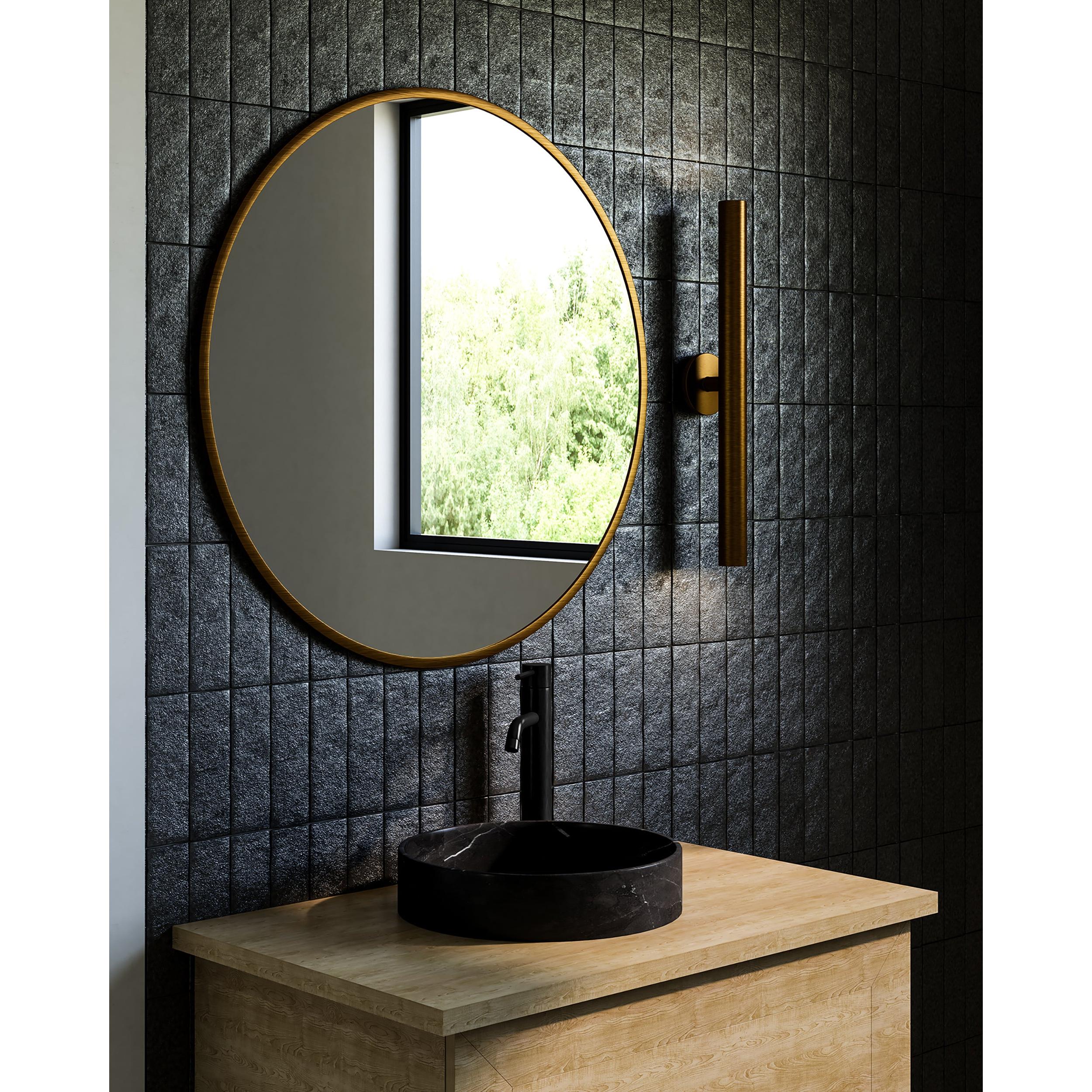 Mason 24-in Vintage Brass LED Wall Sconce