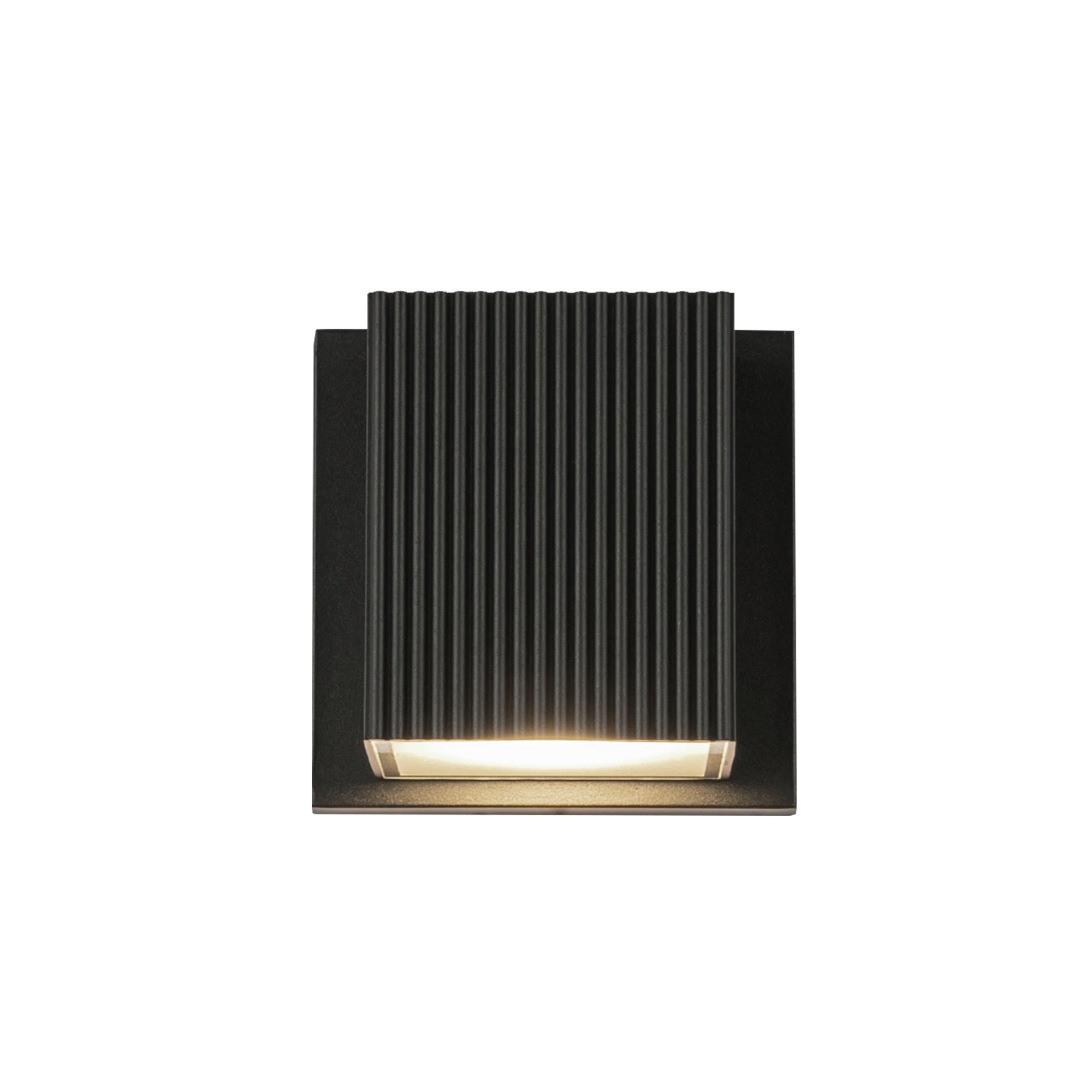 Mavis 4-in Black LED Exterior Wall Sconce