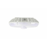 MCP03 Round LED Canopy Light 45W 5700LM 120-277VAC Dimmable 5000K Parking Garage Lens Bi-level Motion Sensor - White