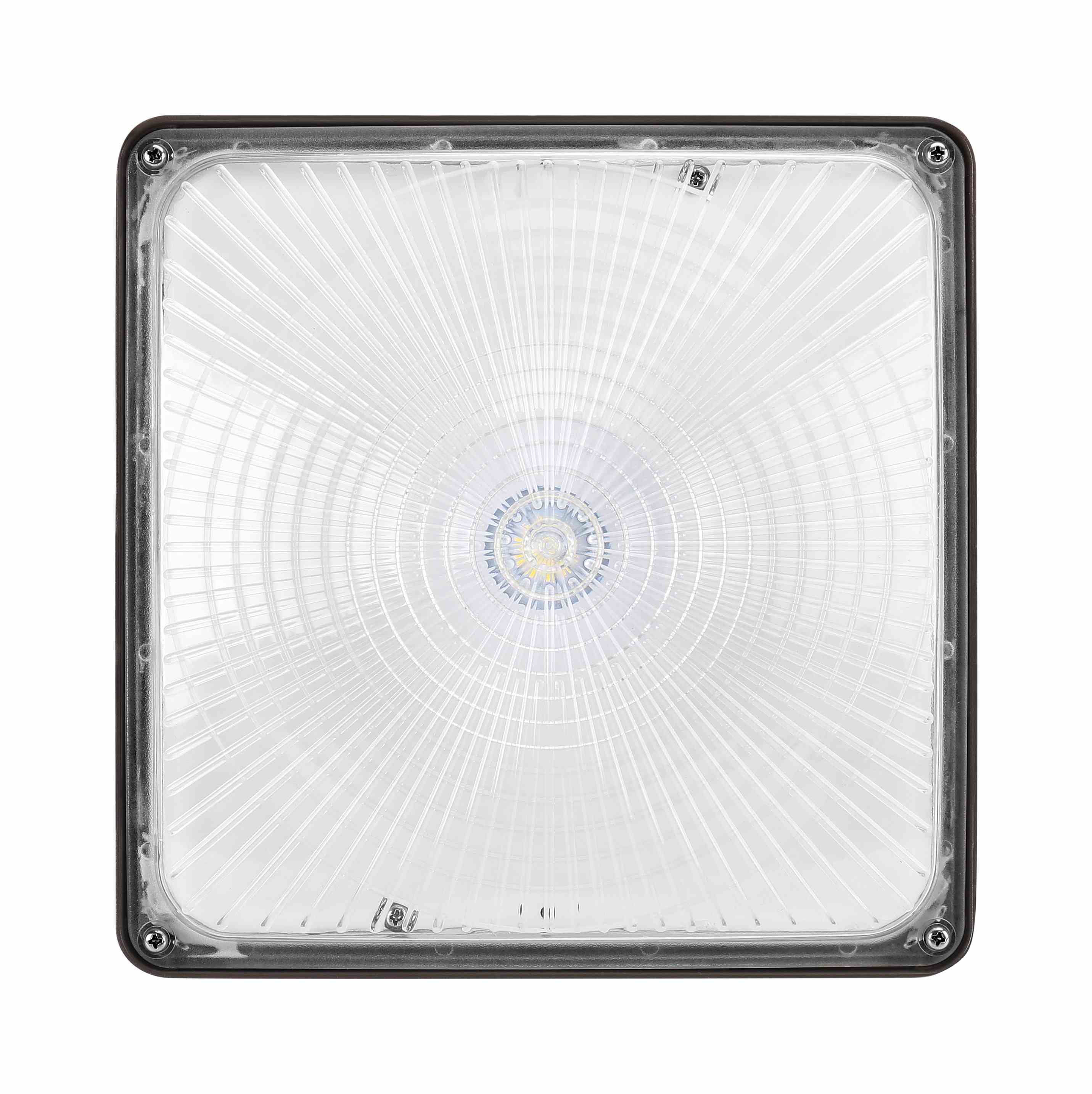 MCP05 LED Canopy Light 40W 5450LM 120-277VAC Ra70 5000K Clear Lens - Dark Bronze