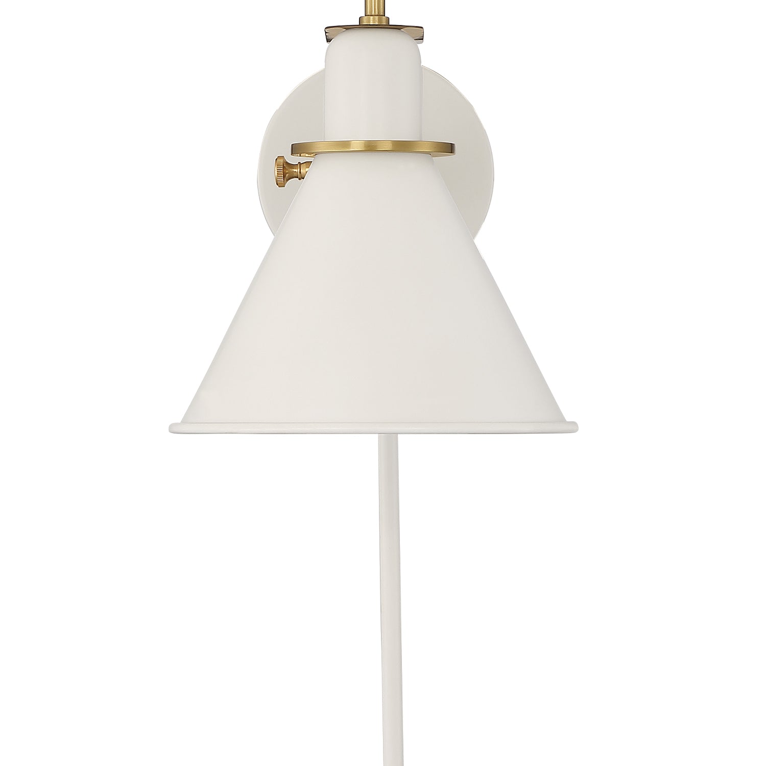 Crystorama Medford MED-B5501-WH – 7 Inch – 1 Light – Sconce – White – Damp Rated